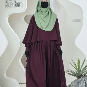 ANIKA CAPE STYLE ABAYA GOWN | GT-1484